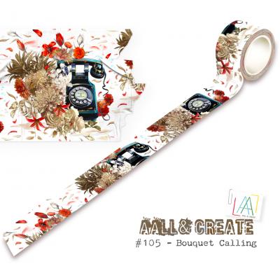 Aall and Create Washi Tape - Bouquet Calling