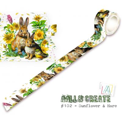 Aall and Create Washi Tape - Sunflower & Hare