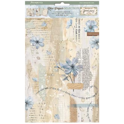 Stamperia Secret Diary Rice Paper - Rice Paper Selection