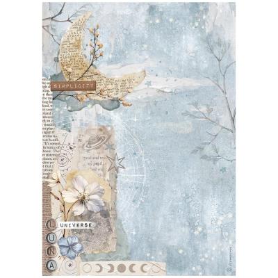 Stamperia Secret Diary Rice Paper - Moon