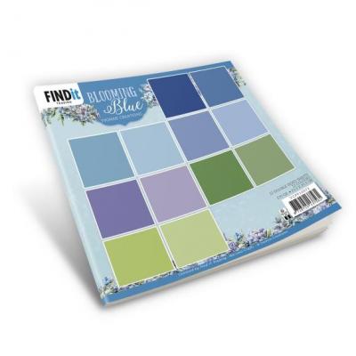 Find It Trading Blooming Blue - Solids Paper Pack