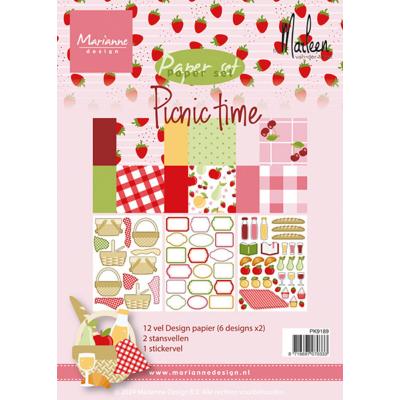 Marianne Design Pretty Papers Bloc - Picnic Time