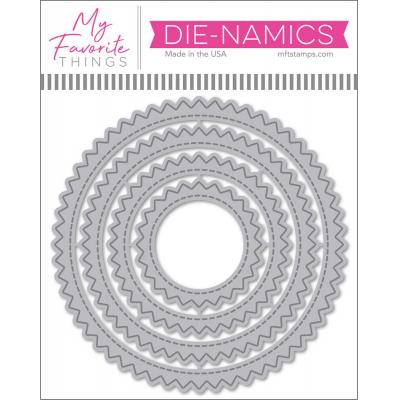 My Favorite Things Die-Namics - Stitched Pinking Edge Circle STAX