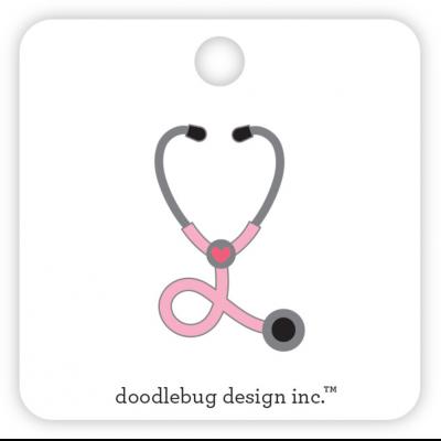 Doodlebug Happy Healing Collectible Enamel Pin - Healthy Heart