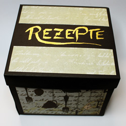 Große Rezeptbox mit Rezeptkartei