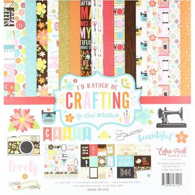 Echo Park I'd Rather Be Crafting - Collection Kit