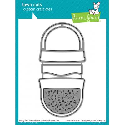 Lawn Fawn Lawn Cuts - Ready, Set, Snow Shaker Dies