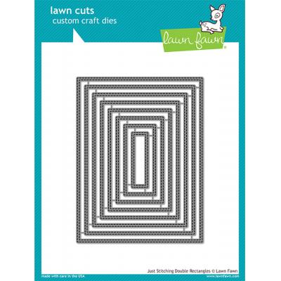 Lawn Fawn Cutting Dies - Just Stitching Double Rectangles