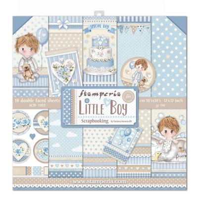 DCWV COPPER BLUES LOT of 24 Scrapbook Sheets of 12/" x 12/" Printed Cardstock