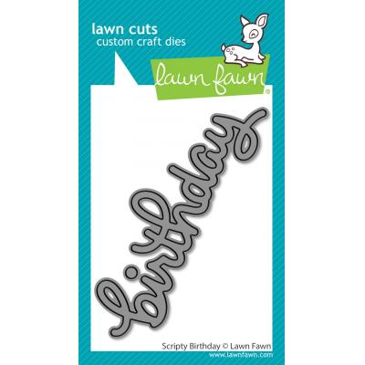 Lawn Fawn Lawn Cuts - Scripty Birthday