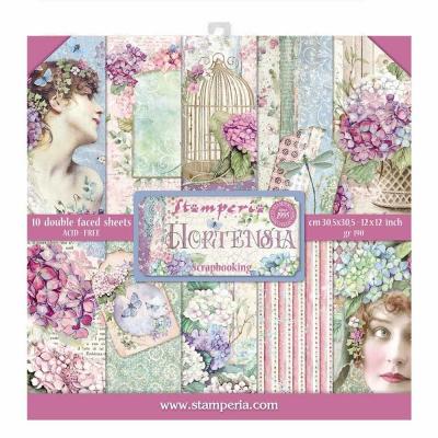 Stamperia Paper Pack Designpapier- Hortensia