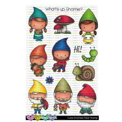 C.C. Designs Clear Stamps - Cutie Gnome