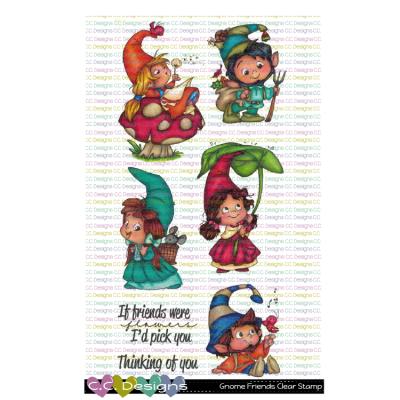 C.C. Designs Clear Stamps - Gnome Friends