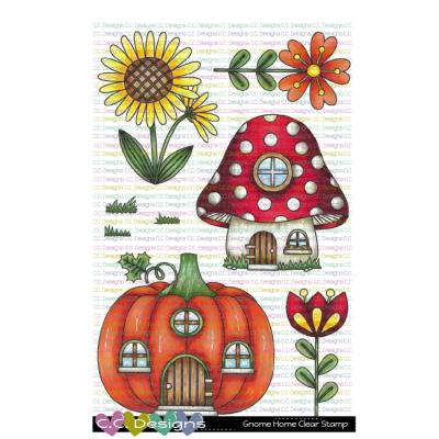 C.C. Designs Clear Stamps - Gnome Homes