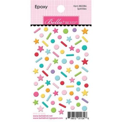 Bella Blvd My Candy Girl Sticker - Sprinkles Epoxy