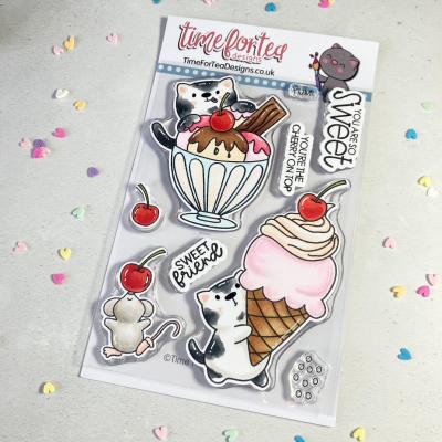 Time for Tea Clear Stamps - Sundae Sweeties