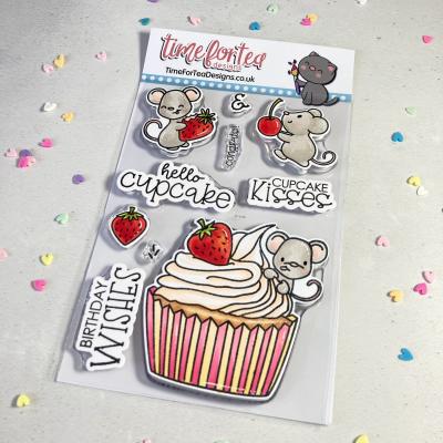 Time for Tea Clear Stamps - Hello Cupcake