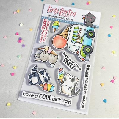 Time for Tea Clear Stamps - Cool Critters