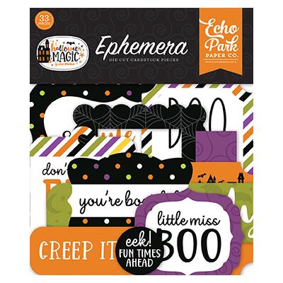 Echo Park Halloween Magic Die Cuts - Ephemera