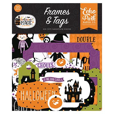 Echo Park Halloween Magic Die Cuts - Frames & Tags