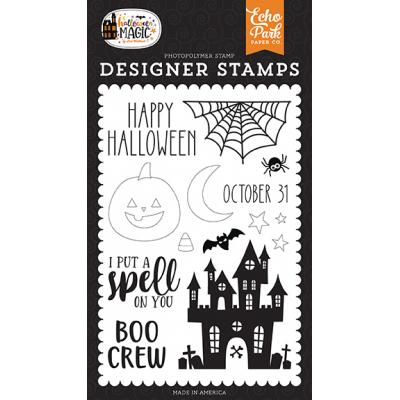 Echo Park Halloween Magic Clear Stamps - Spell On You
