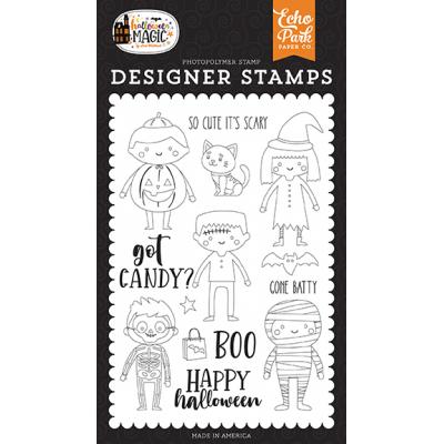Echo Park Halloween Magic Clear Stamps - Got Candy