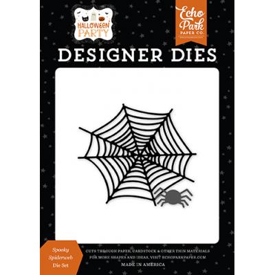 Echo Park Halloween Party Die Set - Spooky Spiderweb