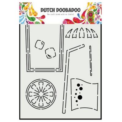 Dutch DooBaDoo Card Art - Cocktailglas