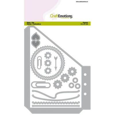 CraftEmotions Stanzschablonen - Planner Essentials Pocket B