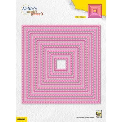 Nellies Choice Die - Double Stitched Squares