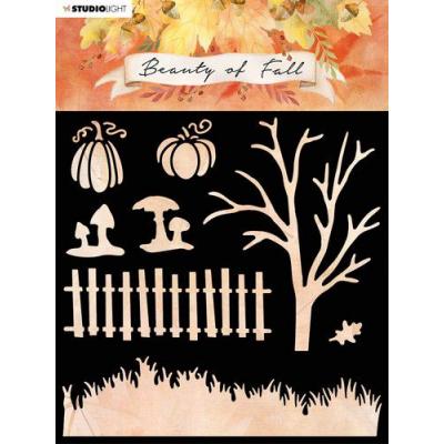 StudioLight Beauty Of Fall Mask Stencil - Nr.34