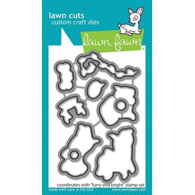 Lawn Fawn Lawn Cuts - Furry And Bright
