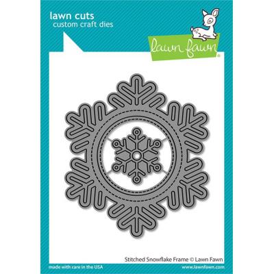 Lawn Fawn Lawn Cuts - Stitched Snowflake Frame