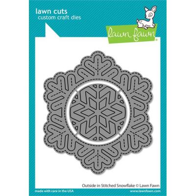 Lawn Fawn Lawn Cuts - Outside In Stitched Snowflake