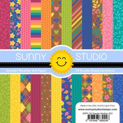 Sunny Studio Designpapier - Sweater Weather