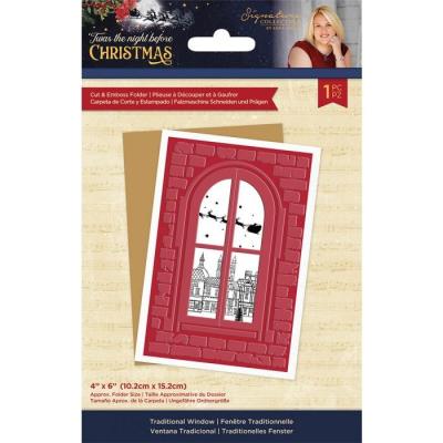 Crafter's Companion Twas The Night Before Christmas Cut & Emboss Folder - Traditional Window