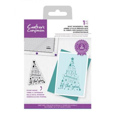 Crafter's Companion Clear Stamp - Most Wonderful Tree