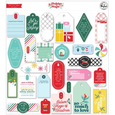 Pinkfresh Studio Die Cuts Holiday Magic - Tags