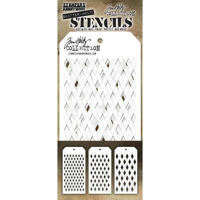 Stampers Anonymous Tim Holtz - Shifter Stencil