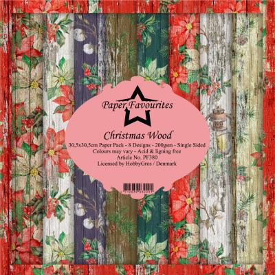 Dixi Craft Paper Favourites Designpapier - Christmas Wood