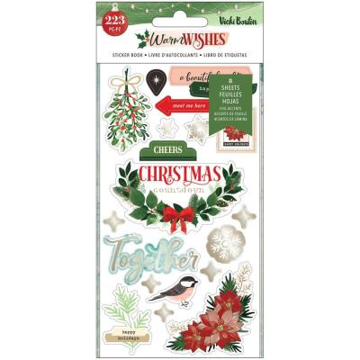 American Crafts Vicki Boutin Warm Wishes Sticker - Sticker Book