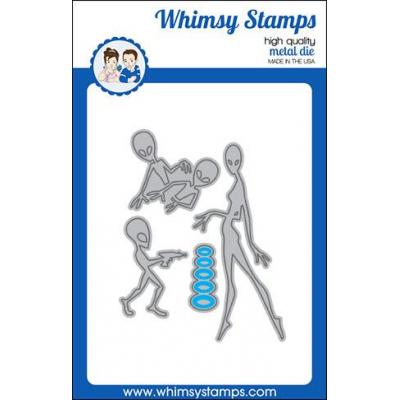 Whimsy Stamps Die Set - Space Aliens