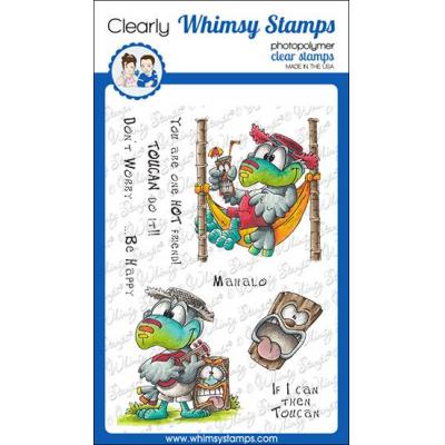 Whimsy Stamps Clear Stamps - Tropical Toucan