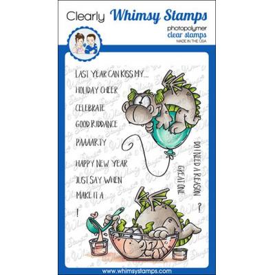 Whimsy Stamps Clear Stamps - Dragon New Year