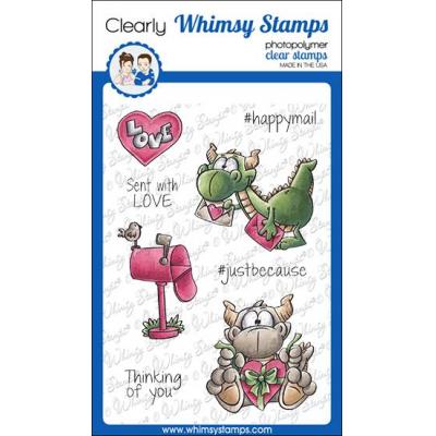 Whimsy Stamps Clear Stamps - Dudley's Mailed With Love
