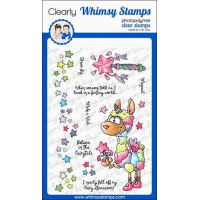 Whimsy Stamps Clear Stamps - Fairy Llamacorn Magic