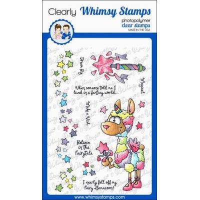 Whimsy Stamps Clear Stamps - Fairy Llamacorn Magic