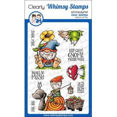 Whimsy Stamps Clear Stamps - Gnome Matter What