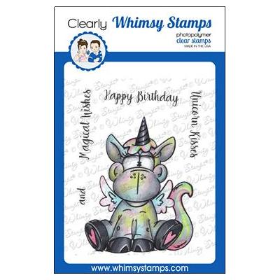 Whimsy Stamps Clear Stamps - Unicorn Kisses