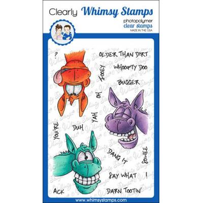 Whimsy Stamps Clear Stamps - Wonky Donkey